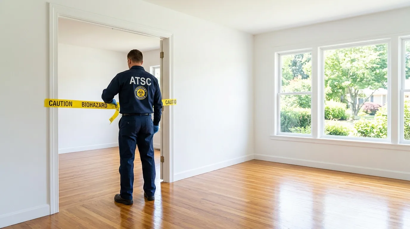 Certified biohazard cleanup crew performing Crime Scene Cleanup in Summit